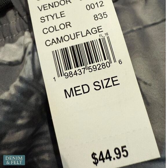 PacSun Grey Camo Swim Trunks Men’s Medium 4.5” Inseam 15” Outseam NEW - Picture 10 of 11